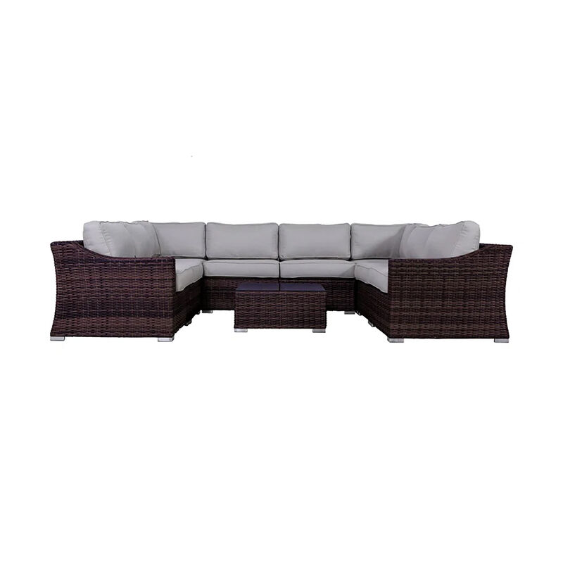 Living Source International Wicker Fully Assembled 6 - Person Seating Group with Cushions New