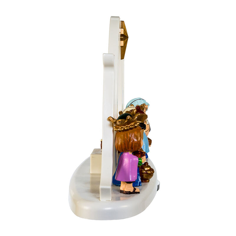 10" Peanuts© Battery-Operated LED Lighted Nativity Scene