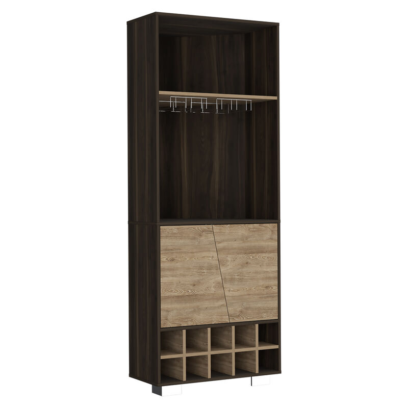 Corner Bar Cabinet Albarr, Living Room, Dark Oak / Pine