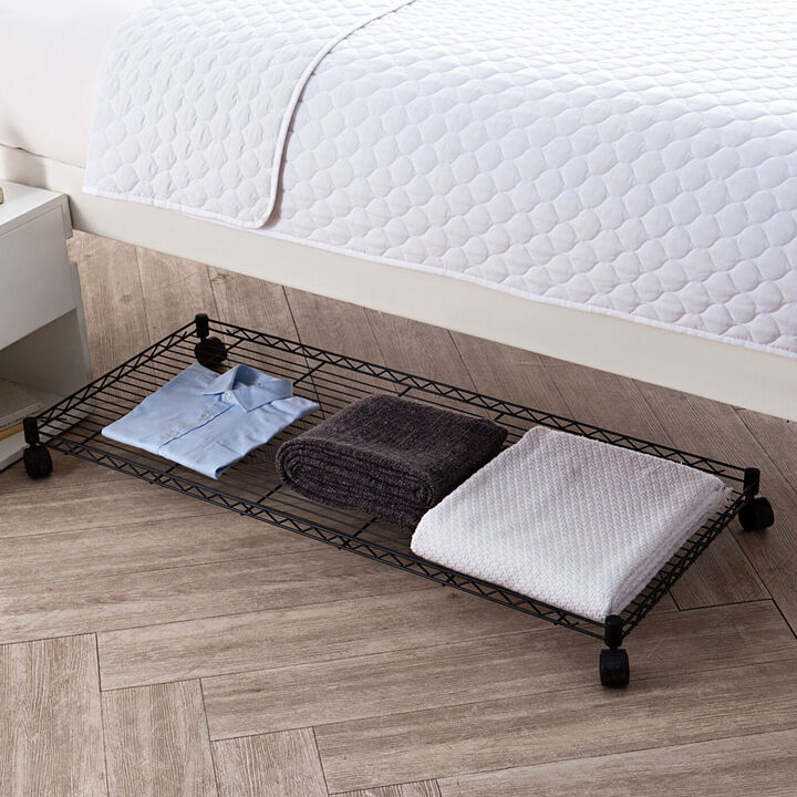 Suprima® Rolling Underbed Storage Shelf