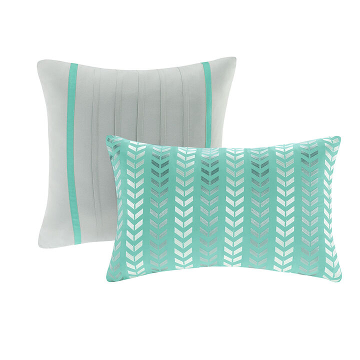 Gracie Mills Basil Chevron Bliss Comforter Set