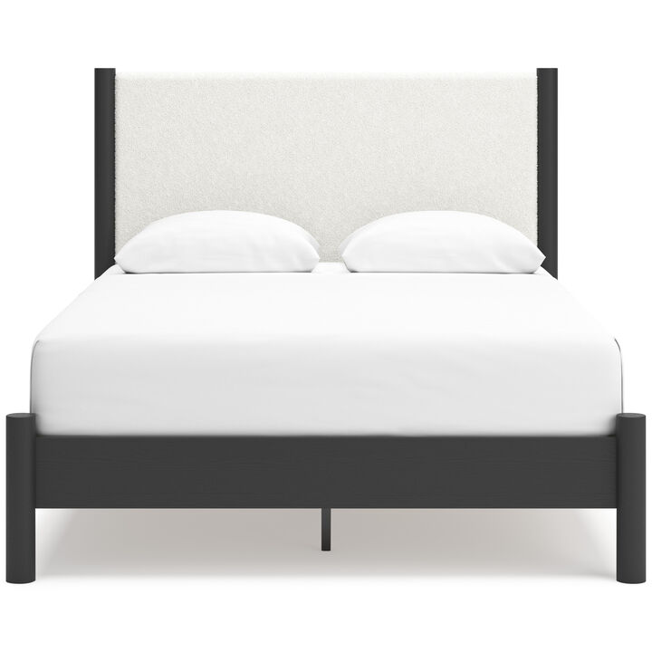 Cadmori Black King Panel Bed