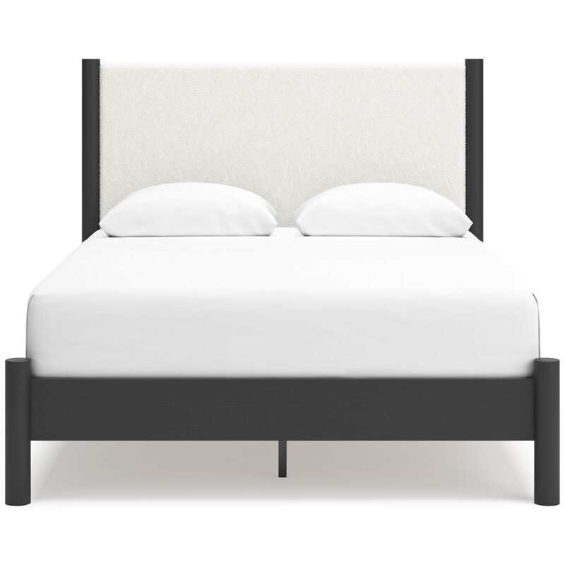 Cadmori Black King Panel Bed