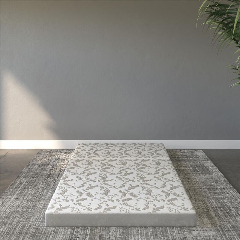 Signature Sleep 4-Inch Tri-Fold Mattress / Folding Mattress, Twin