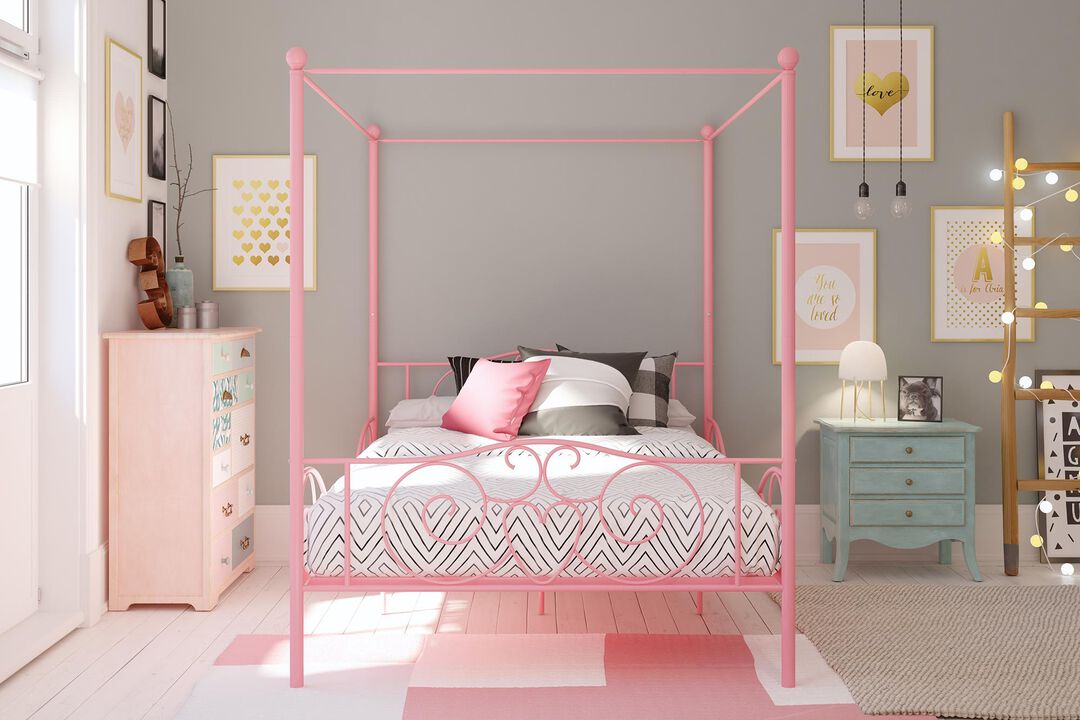 Atwater Living Whimsical Metal Canopy Bed