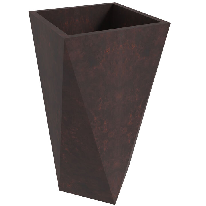 LeisureMod Aloe Series Fiberstone and MgO Clay 29" Planter
