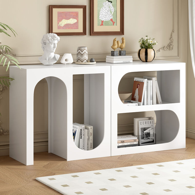 Merax Modular Entryway Console Table