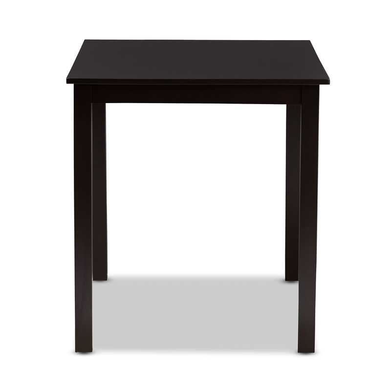 Baxton Studio Eveline Modern Natural Brown Finished Wood 43 Inch Dining Table