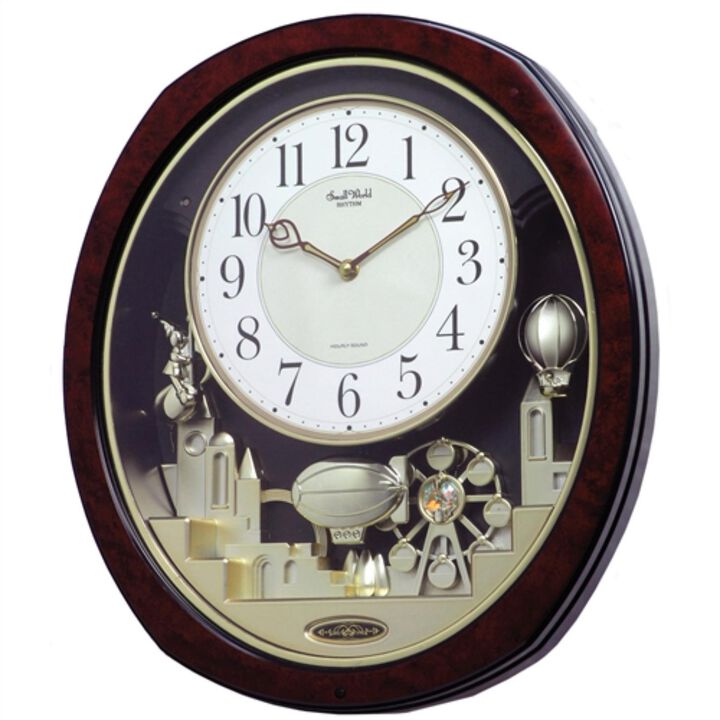 Hivvago Melodies Wall Clock   Plays Hymns and Christmas Songs