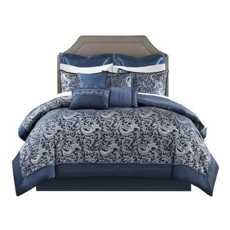 Belen Kox 24 Piece Room in a Bag, Navy, Belen Kox
