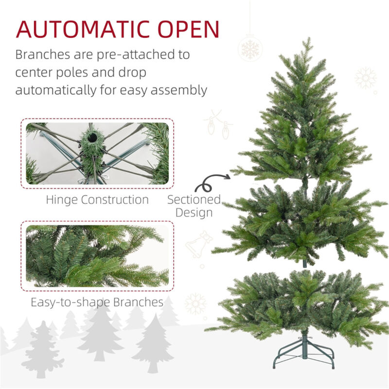 Holiday Christmas Tree for Living Room or Office Decor