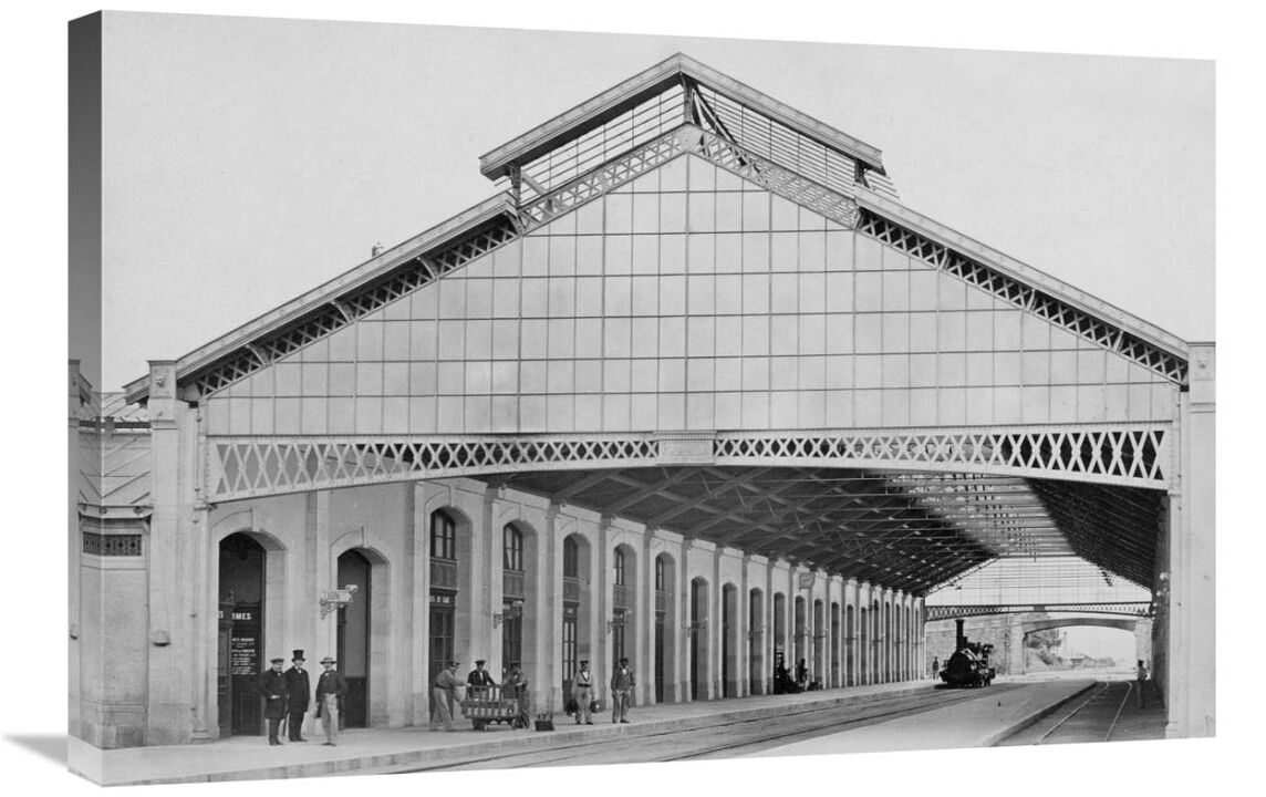 France, 1860-1863 - Nevers Station-Canvas Art-30x20.1