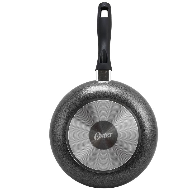 Oster Clairborne 9.5 Inch Aluminum Hammer Tone Frying Pan in Charcoal Grey