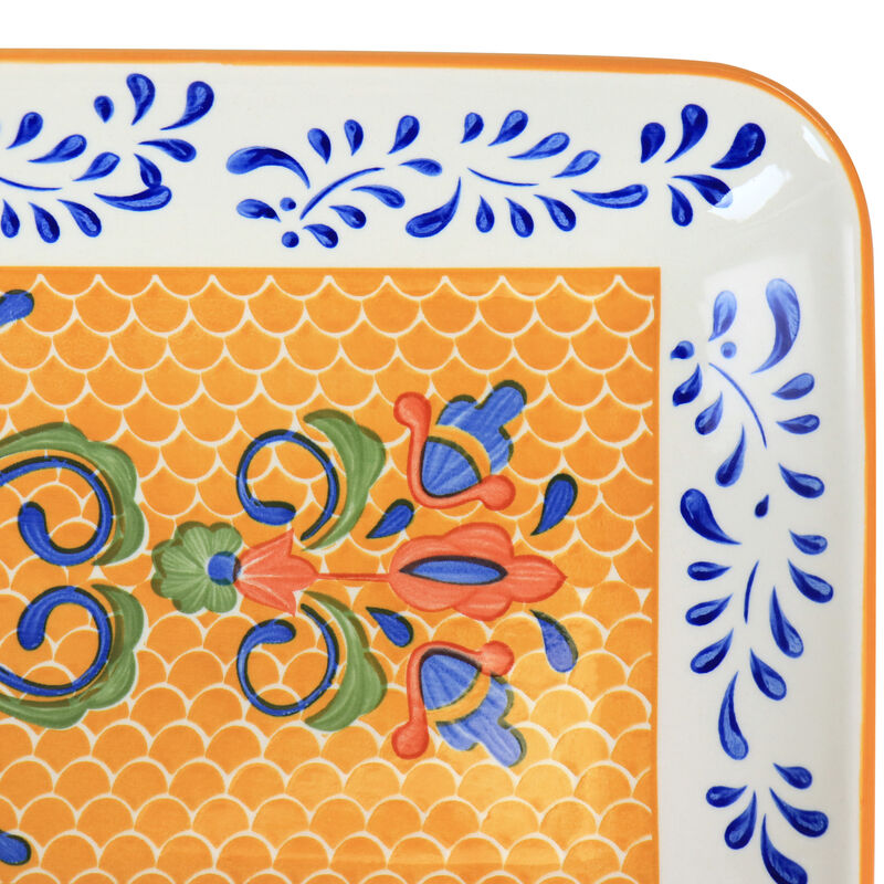 Laurie Gates Hand Painted Tierra Stoneware Serving Platter