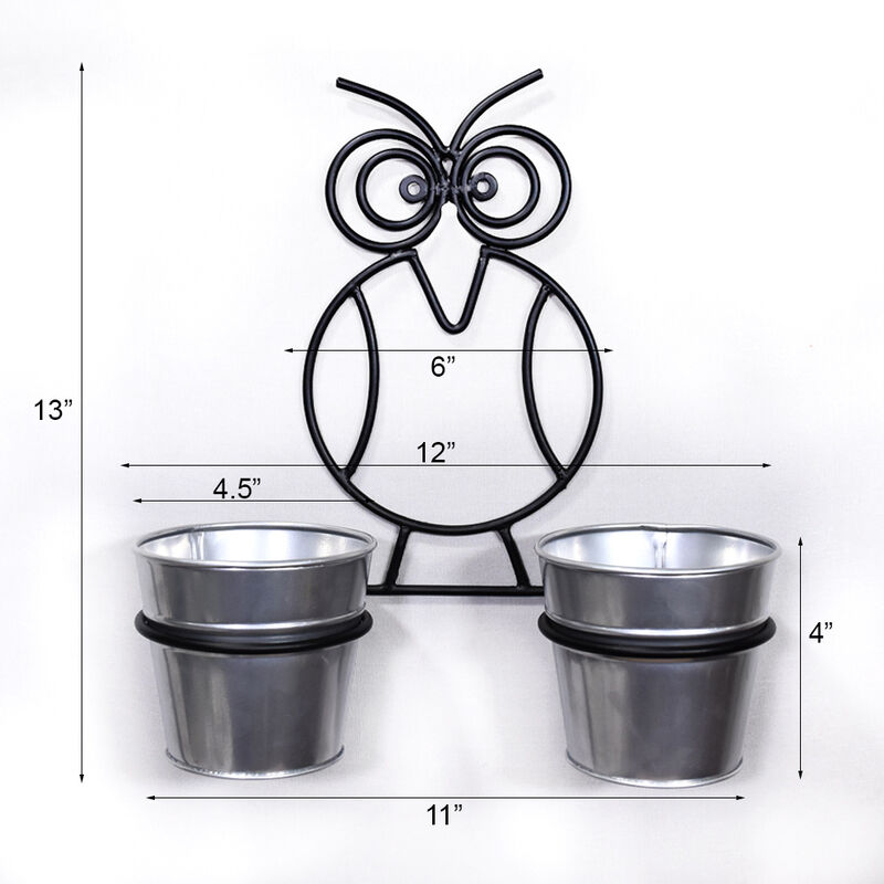 Handmade 100% Iron Round Modern Gold Coated Color 13.2 x 11.4 x 4.6 Inches Planters Pot 1008 BBH Homes