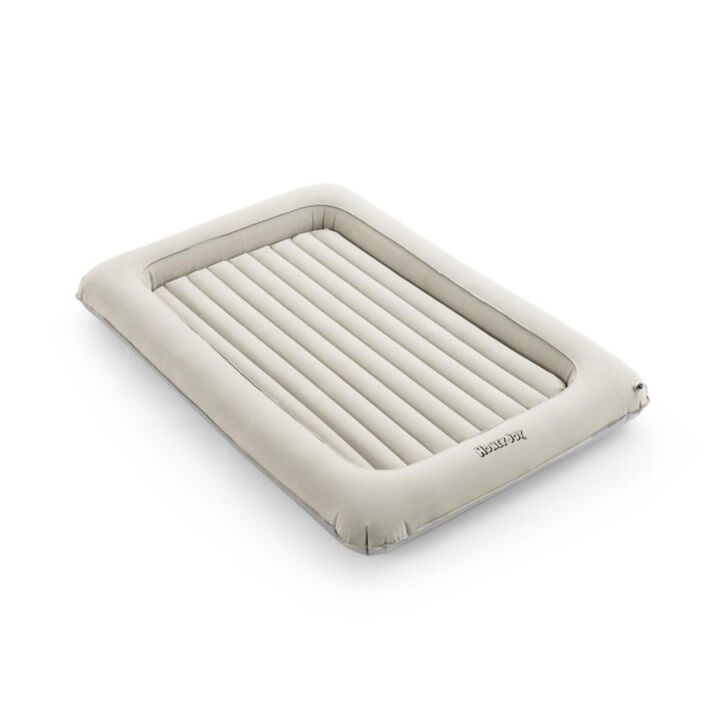 Hivvago 2-in-1 Multi-Purpose Inflatable Toddler Travel Bed Air Mattress Set with Electric Pump