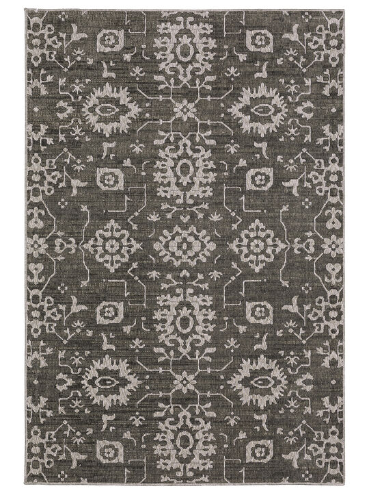 Intrigue 3'10" x 5'5" Grey Rug