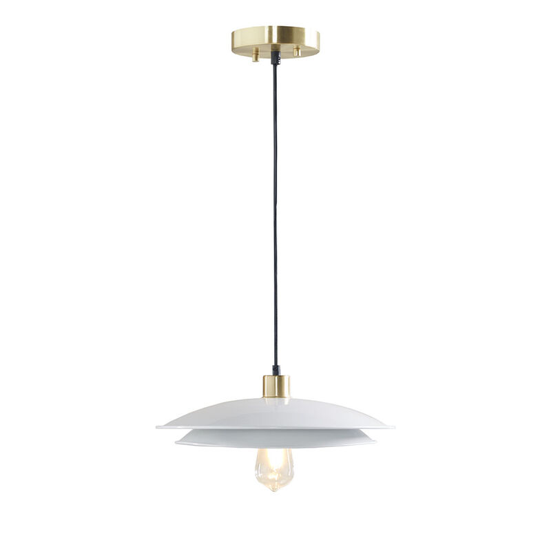 Gracie Mills Ianne 2-Tier Layered Shade Pendant