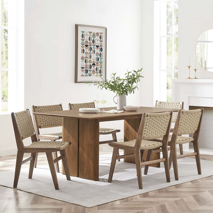 Modway - Amistad 70" Dining Table Walnut