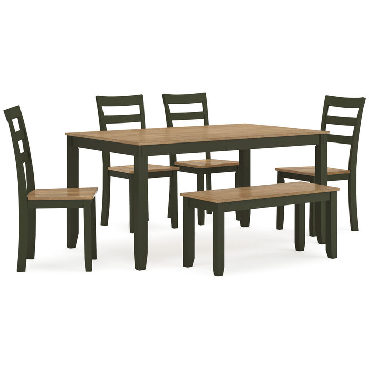 Gesthaven Green 6-Piece Dining Set