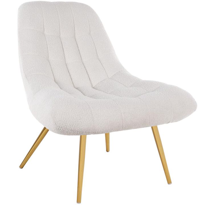 Ashcroft Furniture Co Aubrey French Boucle Lounge Chair