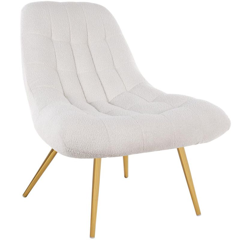 Ashcroft Furniture Co Aubrey French Boucle Lounge Chair