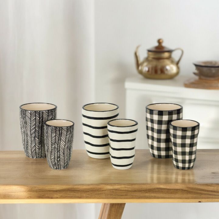 Vase (Set of 6) – Elegant Decorative Vases for Home Decor and Flower Display