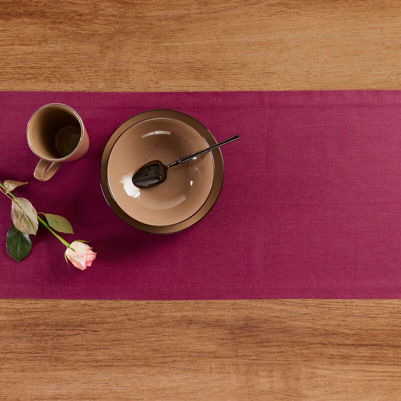 Solino Home 100% Pure Linen Table Runner | Diana