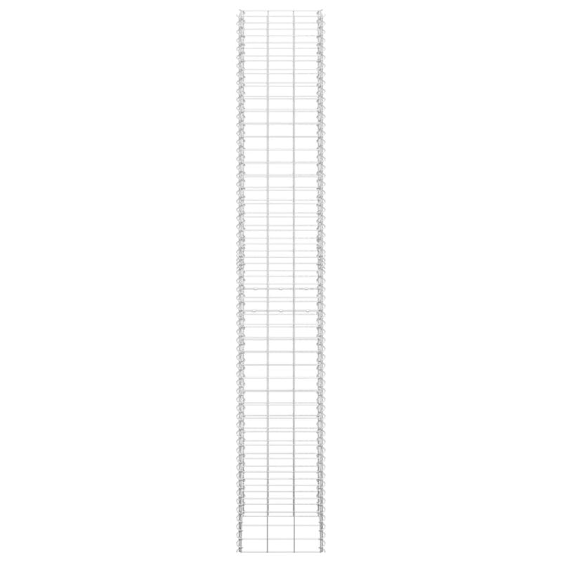 vidaXL Gabion Raised Beds 3 pcs 11.8"x11.8"x78.7" Iron