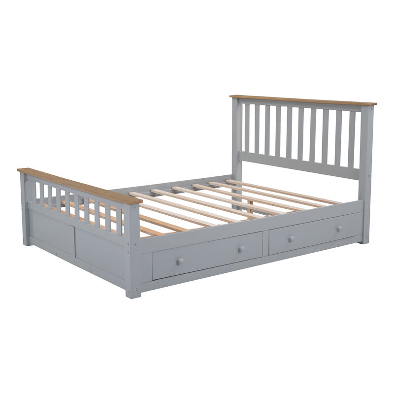 Merax Platform Bed with 2 Drawers