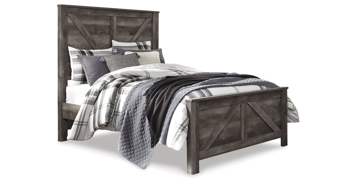 Wynnlow Queen Crossbuck Panel Bed