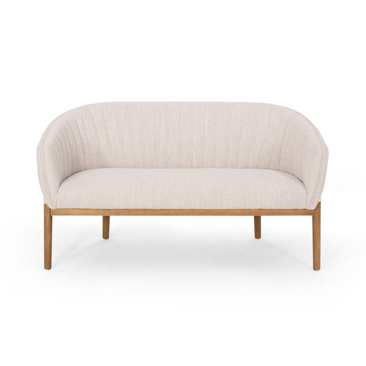 Merax Mid Century Modern Loveseat Accent Chairs