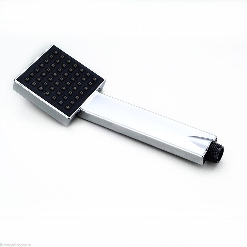 Rainfall Shower Head with Arm, Control Valve, and Handheld Shower Faucet Set for Bathroom Upgrade