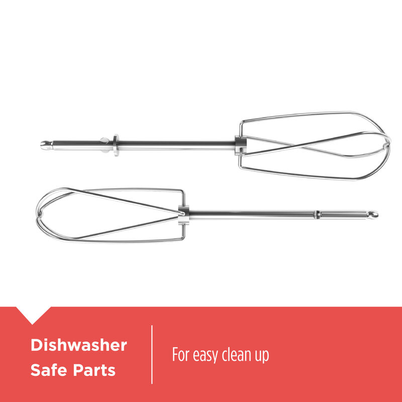 Black and Decker Lightweight 5-Speed Hand Mixer in White
