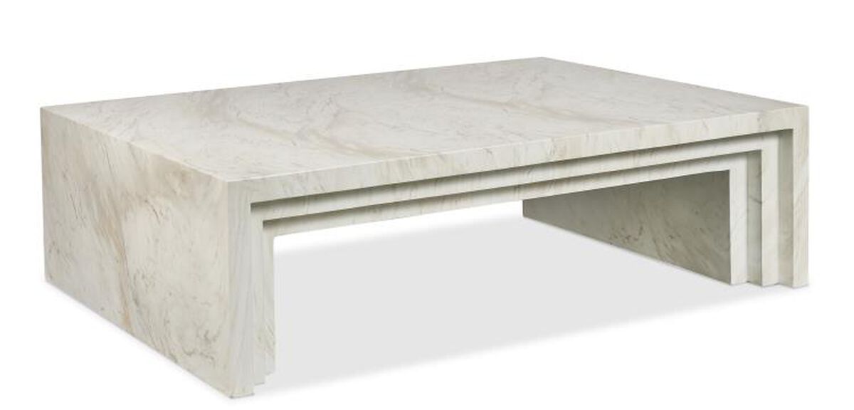 Aries Coffee Table Faux Marble