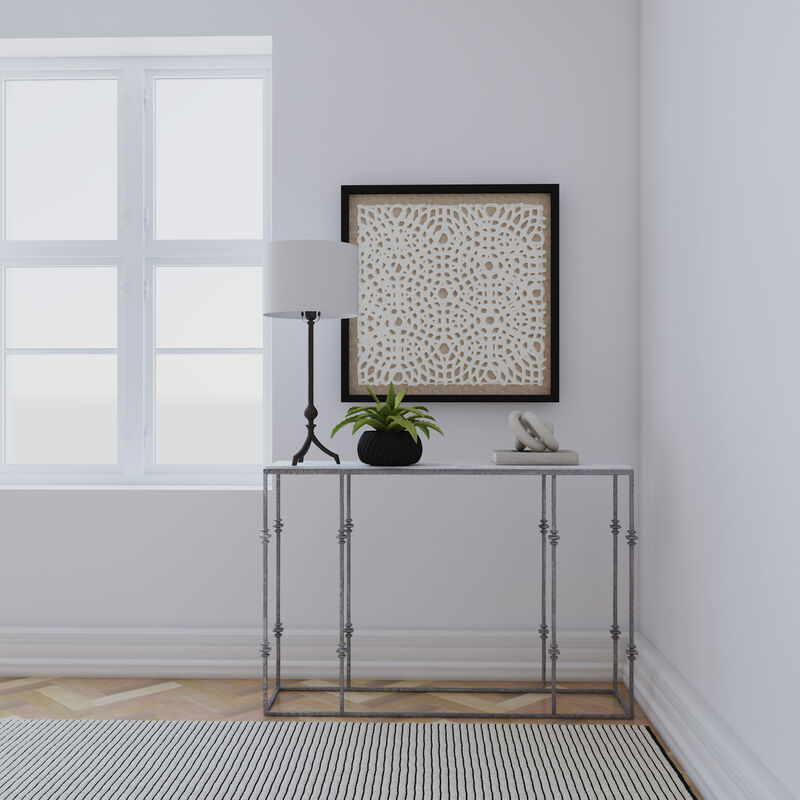 Stone & Metal Console