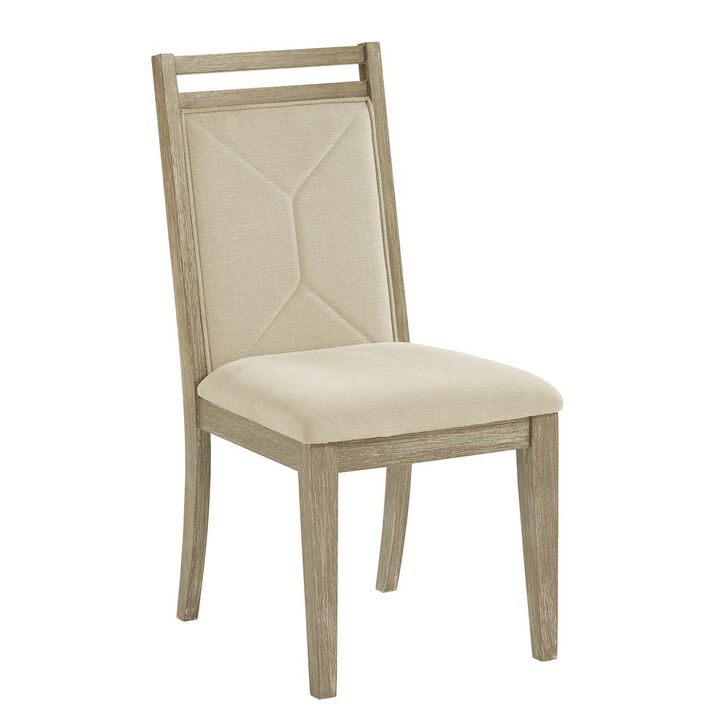 Upholstered Dining Chairs, Set of 2, Weathered Taupe