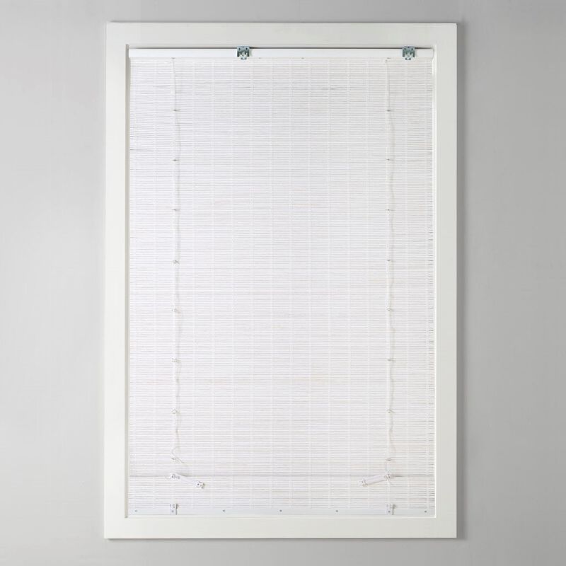 Gracie Mills Isolde Bamboo Woven Light Filtering Roman Shade 64"L - 33x64"