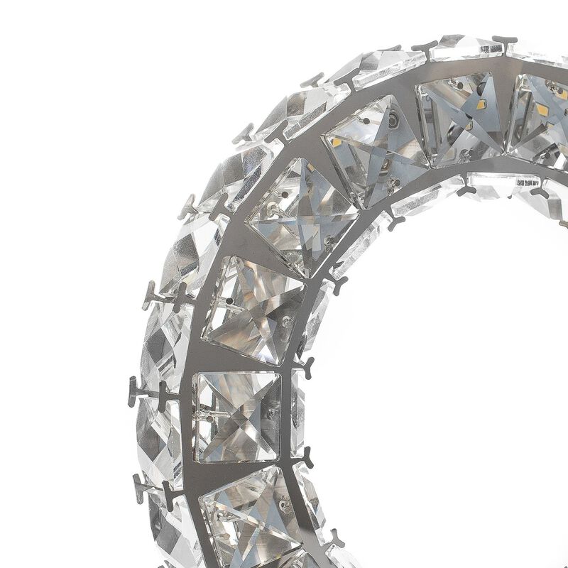 Round Crystal Extravaganza 11 Table Lamp Integrated LED