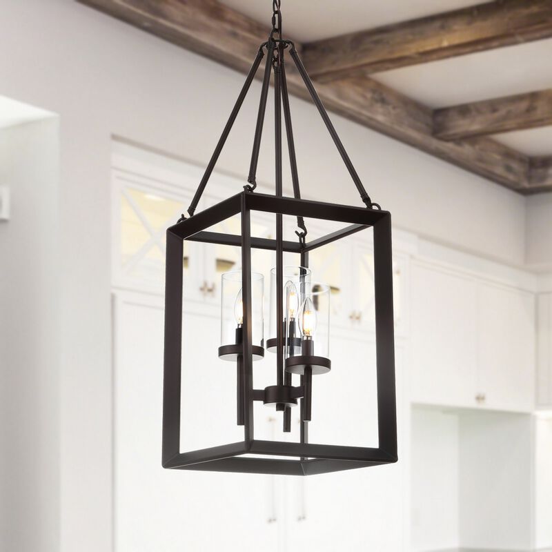 Anna 3-light Metal/Glass LED Pendant