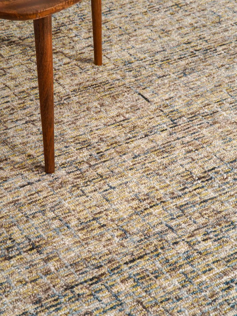 RUGSOTIC CARPETS HAND TUFTED WOOL ECO-FRIENDLY AREA RUGS  - 5'x8', Rectangle Shape, Light Green, Solid Plain Design, High Pile  Handmade Anti Skid Area Rugs for Living Room, Bed Room (KWC111)