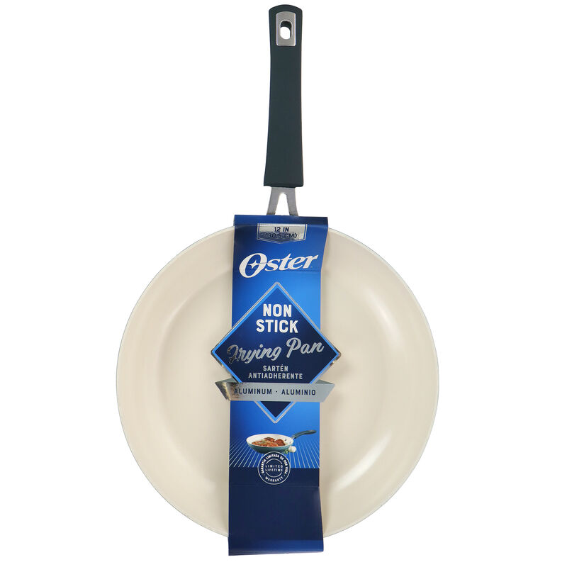 Oster Corbett 12 Inch Nonstick Aluminum Frying Pan in Gray