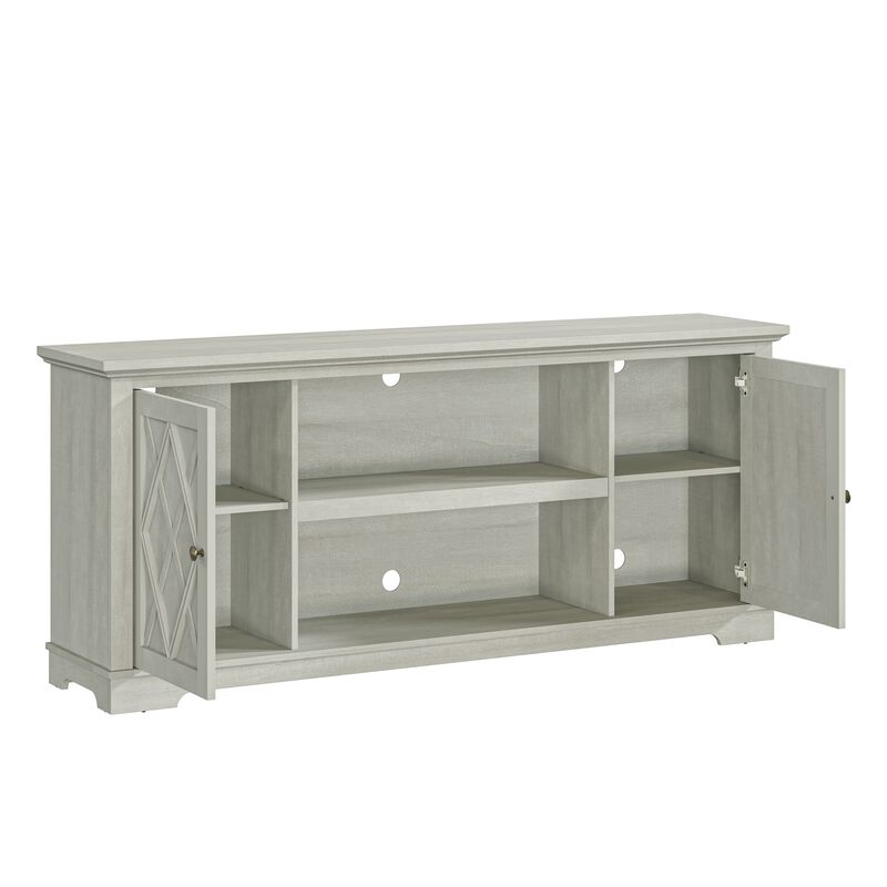 FESTIVO 70" Farmhouse TV Stand Console for TVs up to 75 inch