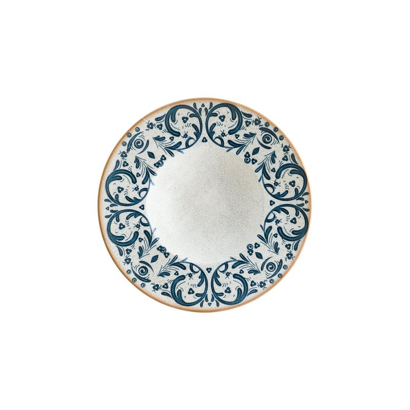 Viento dia.11" h:2.5" 14 oz. Round Decorated Porcelain Bowl (Set of 2)