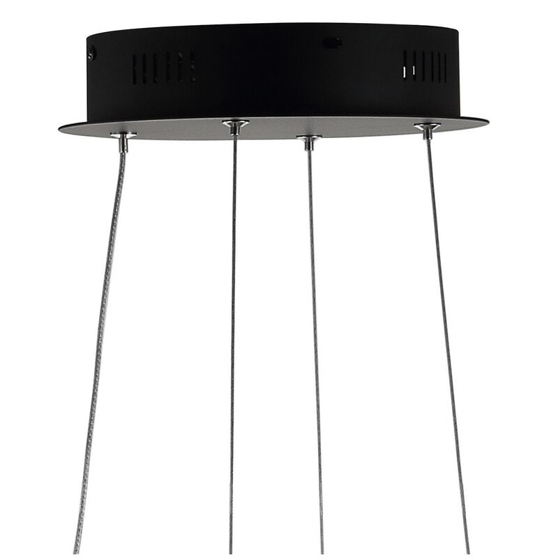 Alexia 25" Abstract Integrated LED Metal Adjustable Pendant