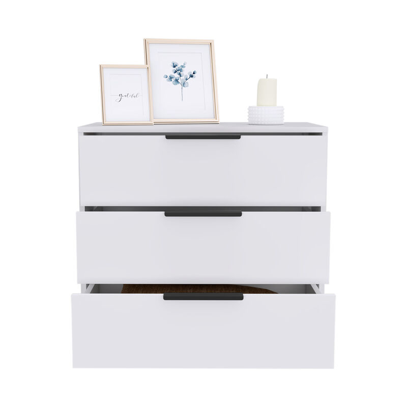 3 Drawers Dresser Maryland, Bedroom, White