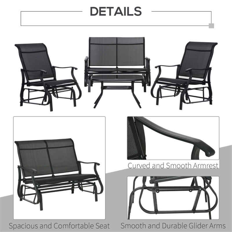 Garden Sofa Set – Outdoor Seating for Patio, Backyard & Deck with Cushions