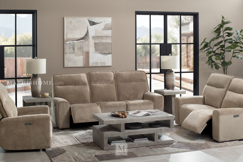 Putty Zero Gravity Power Loveseat