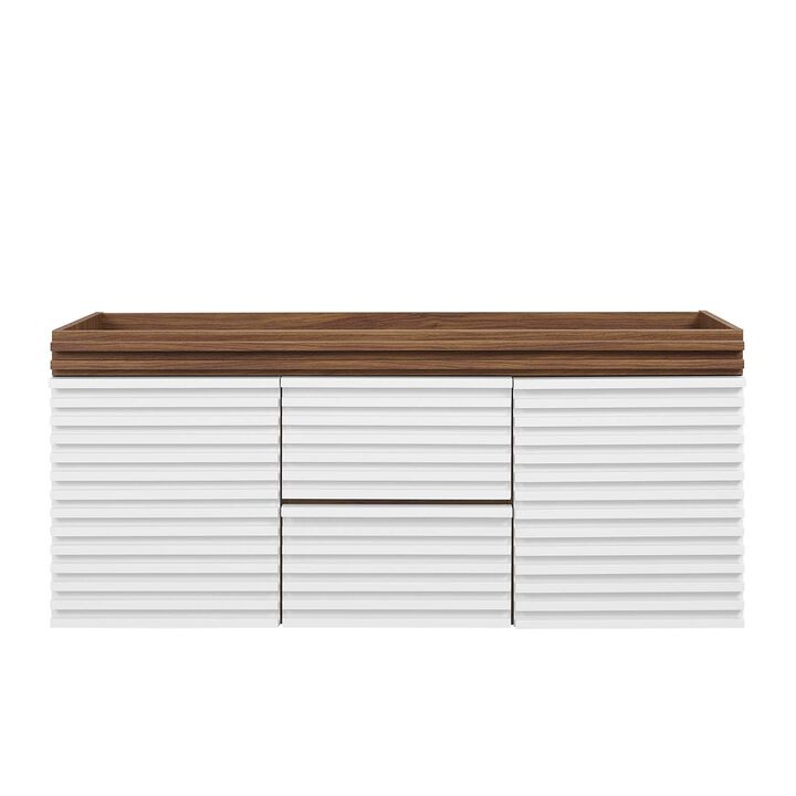 Render 48" Wall-Mount Bathroom Vanity Cabinet