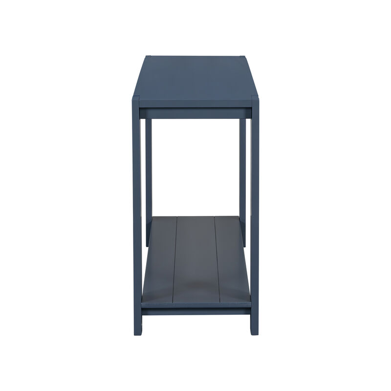 Merax Minimalist Console Table with Bottom Shelf